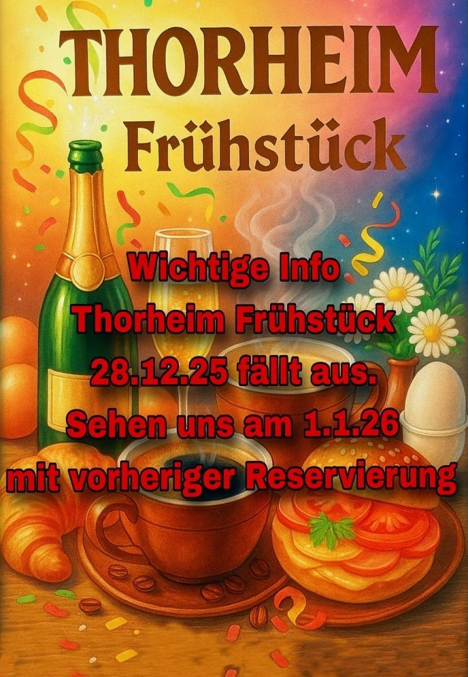 Thorheim Frühstück Info
